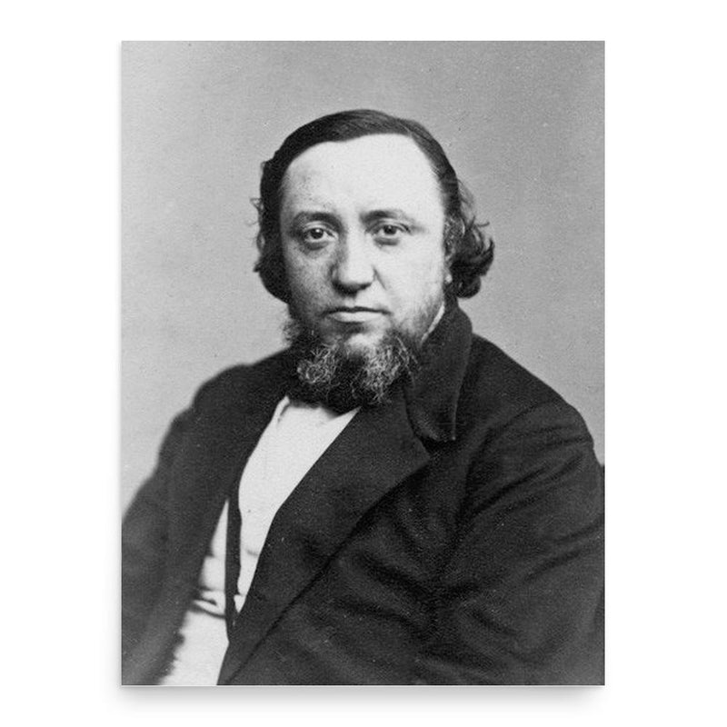 Benjamin Ward Richardson poster print, in size 18x24 inches.