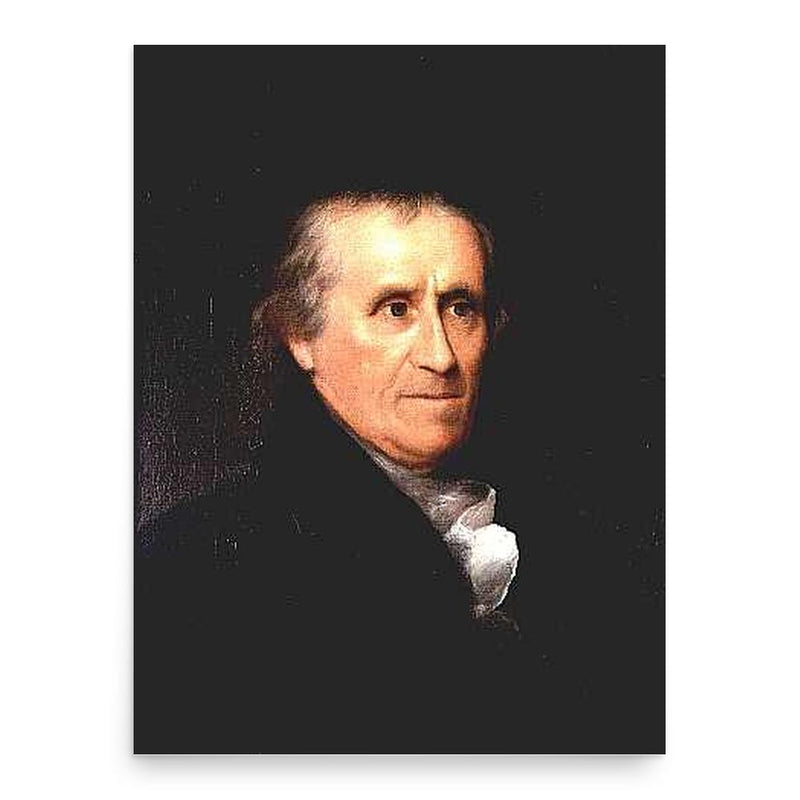 Benjamin Waterhouse poster print, in size 18x24 inches.