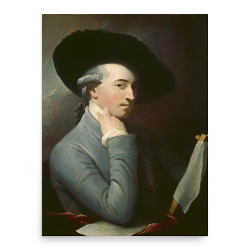 Benjamin West poster print, in size 18x24 inches.