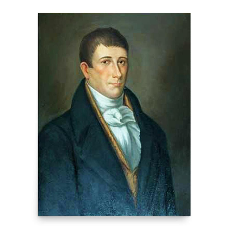 Benjamin Williams poster print, in size 18x24 inches.