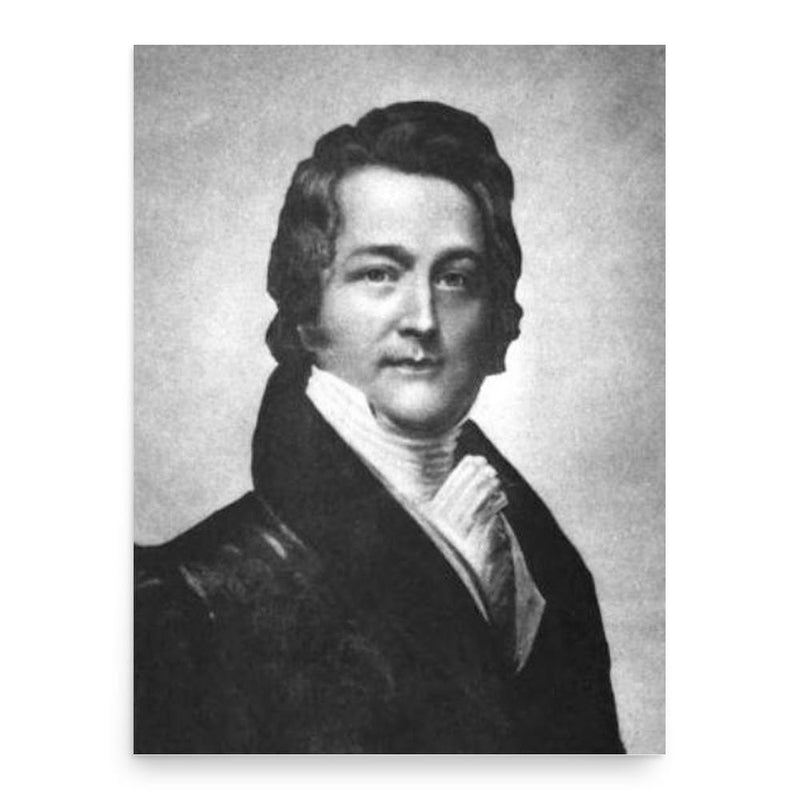 Benjamin Wood Richards poster print, in size 18x24 inches.