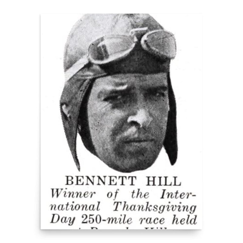 Bennett Hill poster print, in size 18x24 inches.