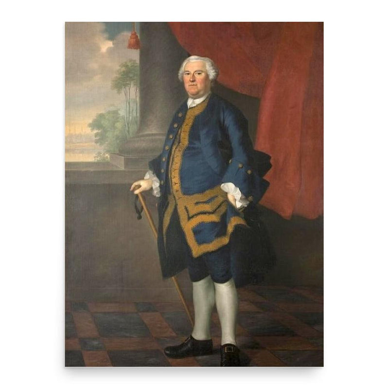 Benning Wentworth poster print, in size 18x24 inches.