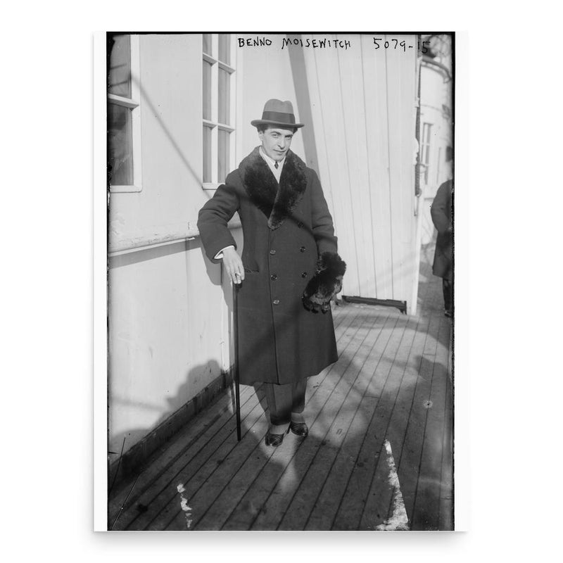 Benno Moiseiwitsch poster print, in size 18x24 inches.
