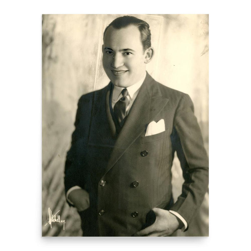 Benny Davis poster print, in size 18x24 inches.