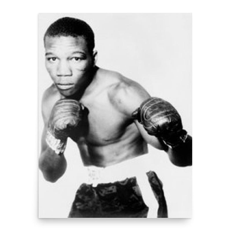 Benny Paret poster print, in size 18x24 inches.