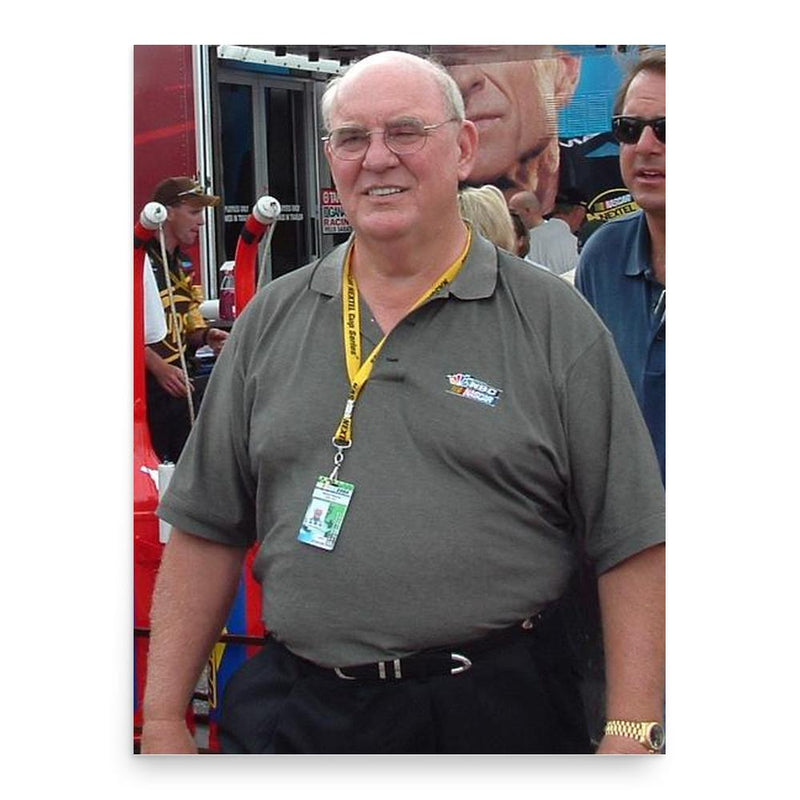 Benny Parsons poster print, in size 18x24 inches.