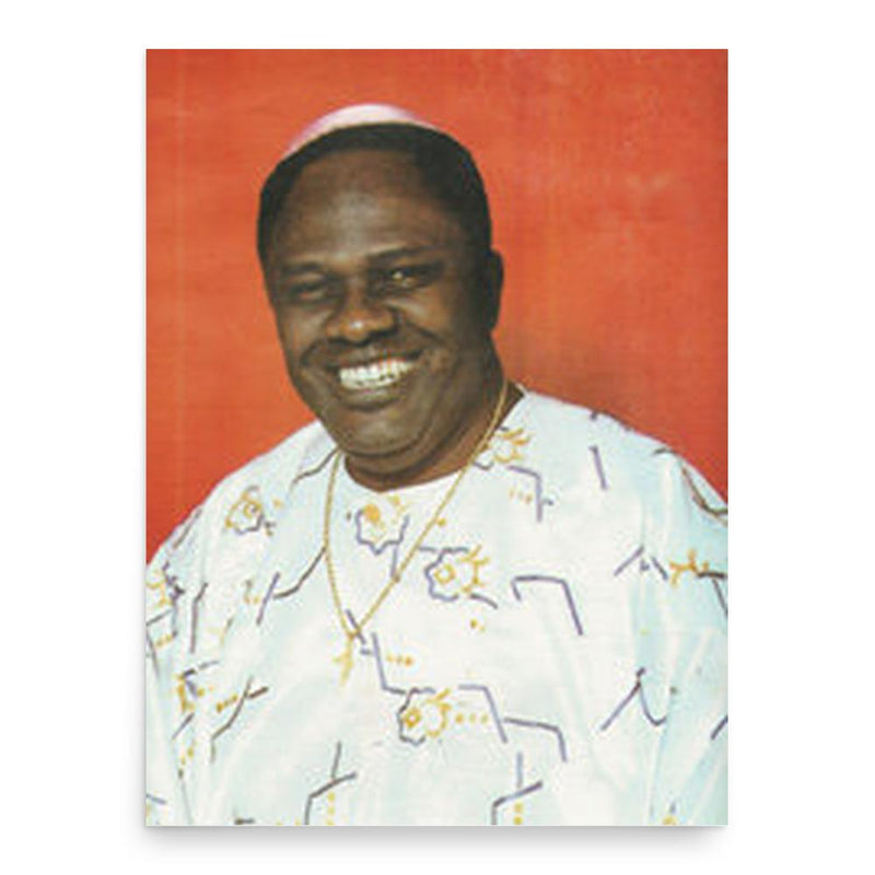 Benson Idahosa poster print, in size 18x24 inches.