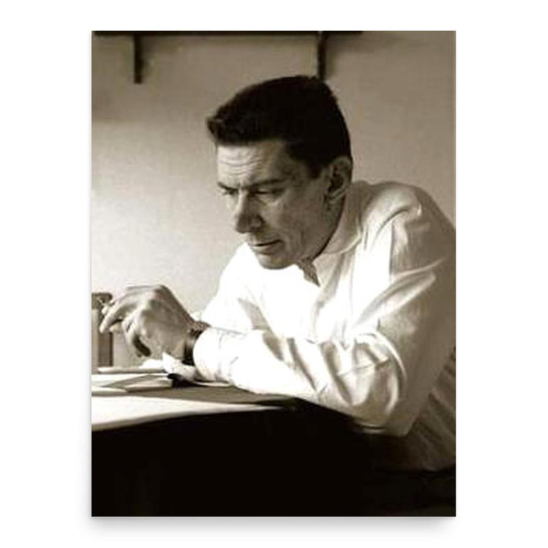 Beppe Fenoglio poster print, in size 18x24 inches.