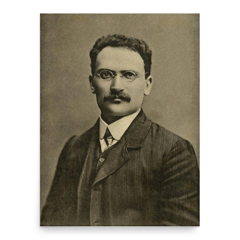 Ber Borochov poster print, in size 18x24 inches.
