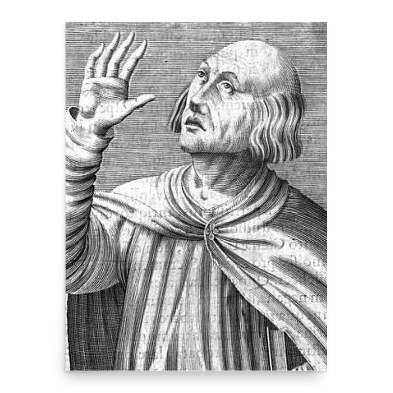 Berengar of Tours poster print, in size 18x24 inches.