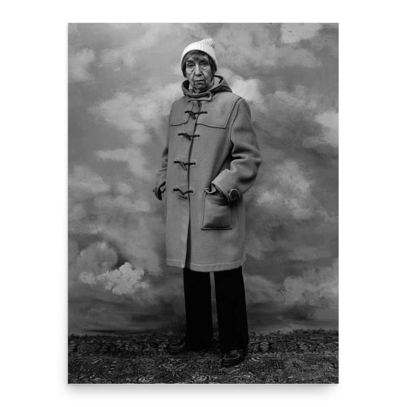 Berenice Abbott poster print, in size 18x24 inches.