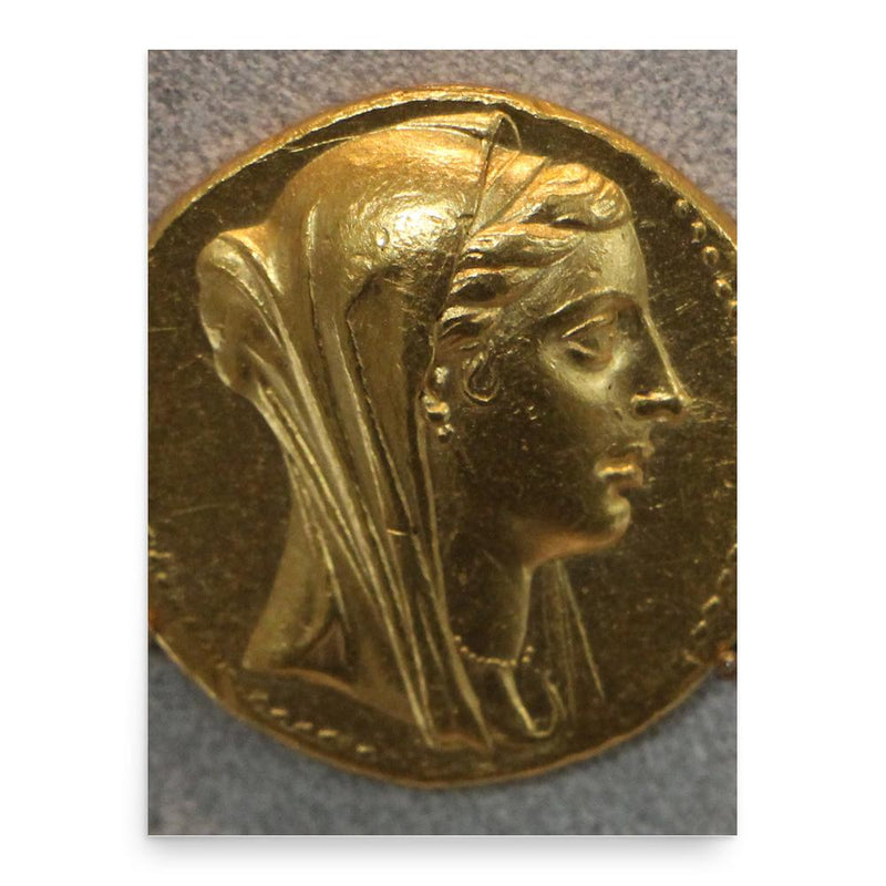 Berenice II of Egypt poster print, in size 18x24 inches.