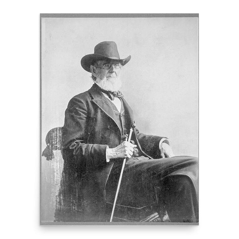 Beriah Brown poster print, in size 18x24 inches.