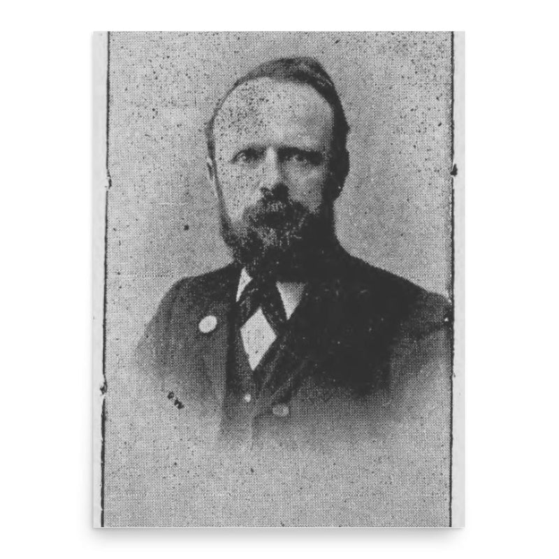 Beriah Gwynfe Evans poster print, in size 18x24 inches.