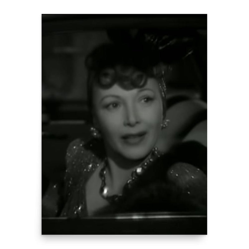 Bernadene Hayes poster print, in size 18x24 inches.