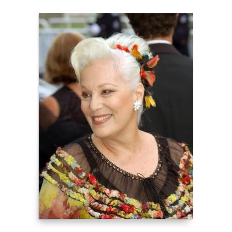 Bernadette Lafont poster print, in size 18x24 inches.