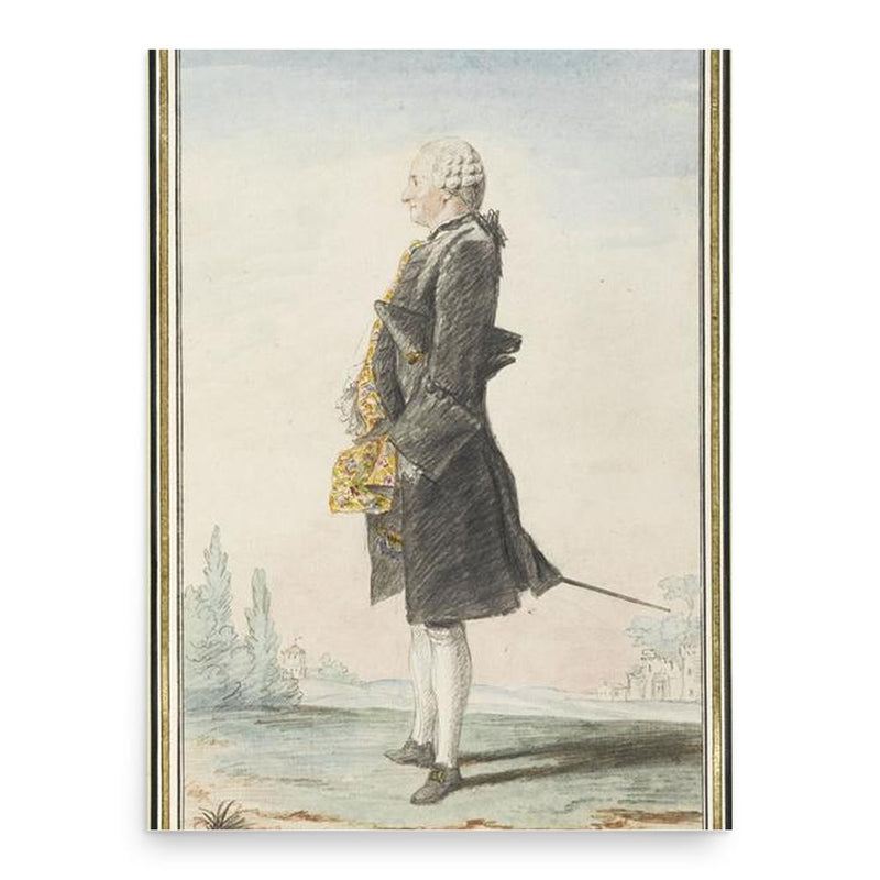 Bernard-Joseph Saurin poster print, in size 18x24 inches.