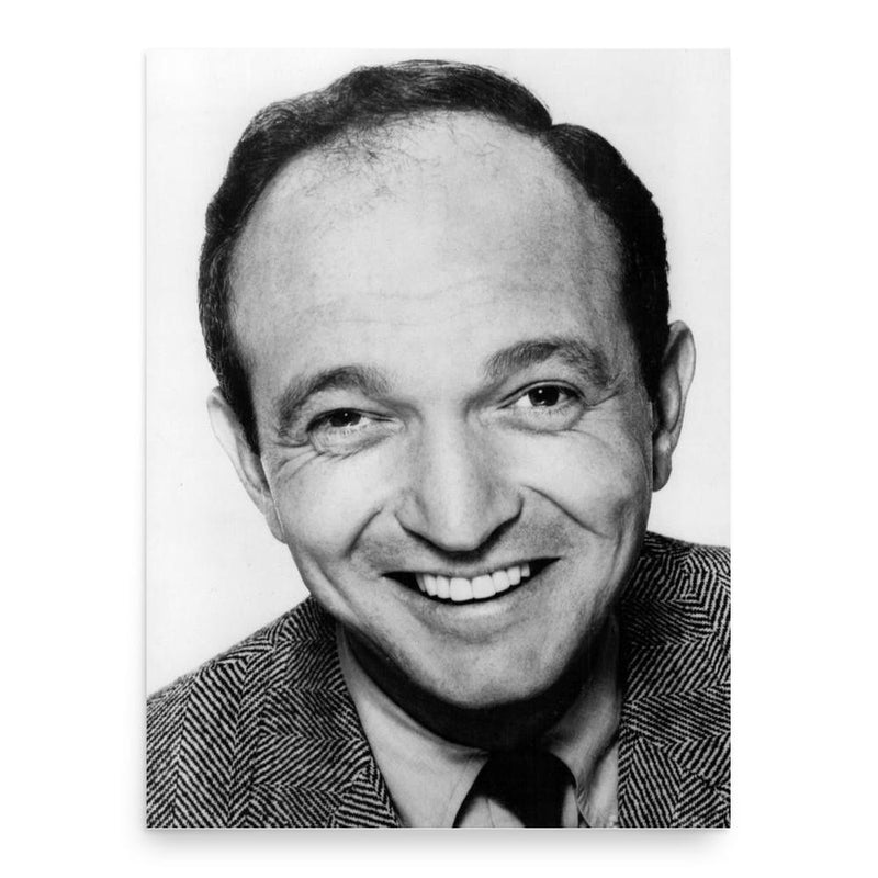 Bernard Barrow poster print, in size 18x24 inches.