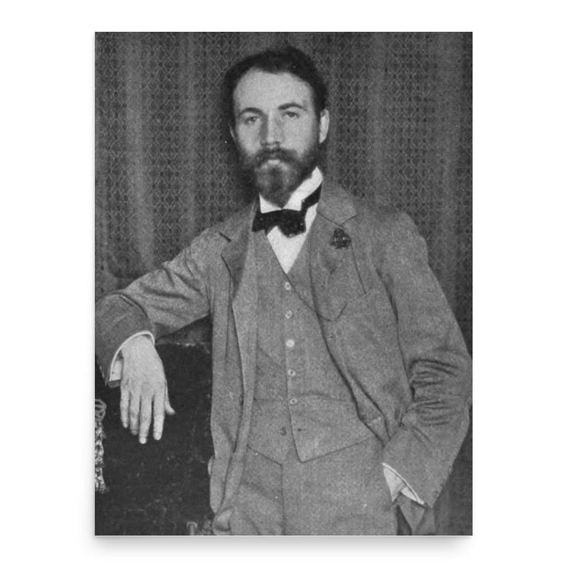 Bernard Berenson poster print, in size 18x24 inches.