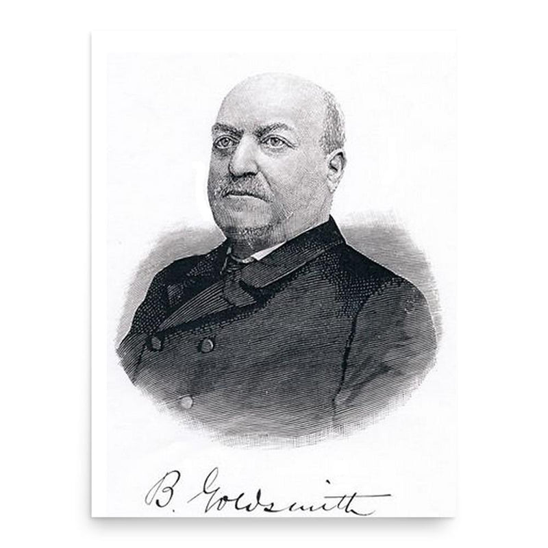 Bernard Goldsmith poster print, in size 18x24 inches.