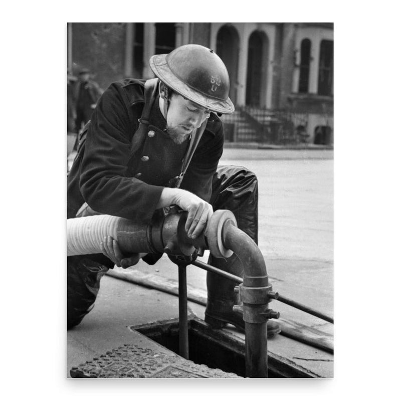 Bernard Hailstone poster print, in size 18x24 inches.