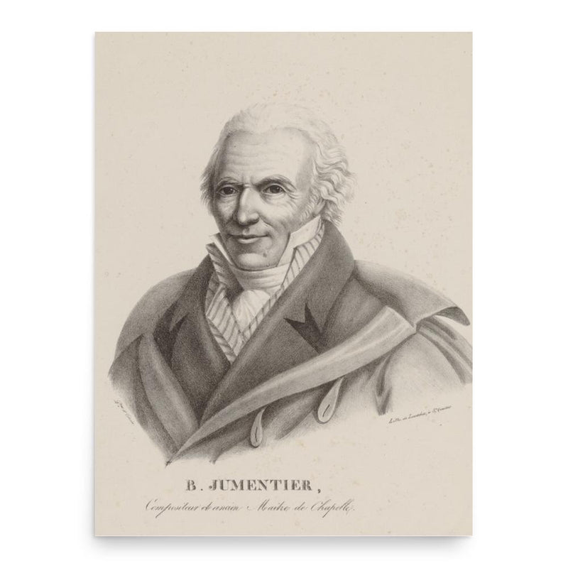 Bernard Jumentier poster print, in size 18x24 inches.