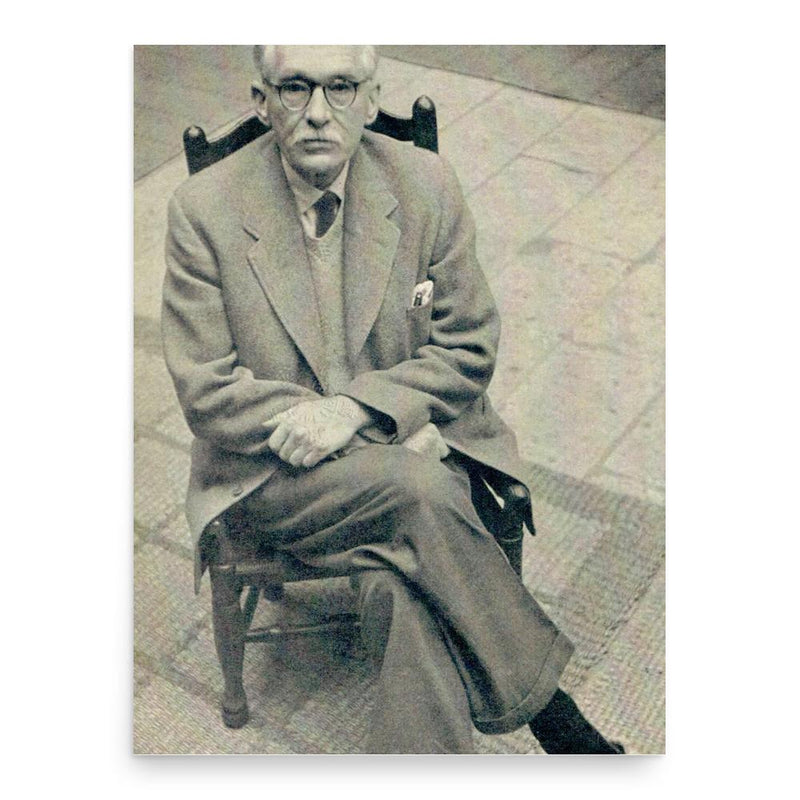 Bernard Leach poster print, in size 18x24 inches.
