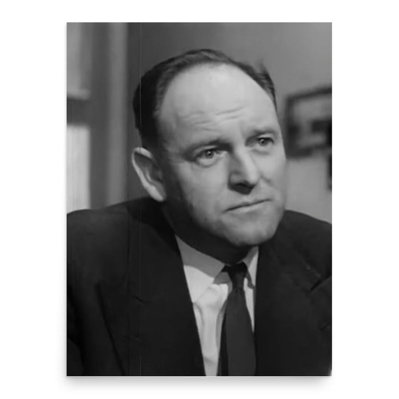 Bernard Lee poster print, in size 18x24 inches.