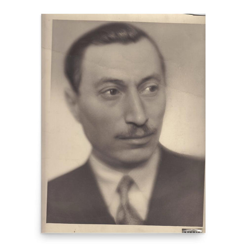 Bernard Natan poster print, in size 18x24 inches.