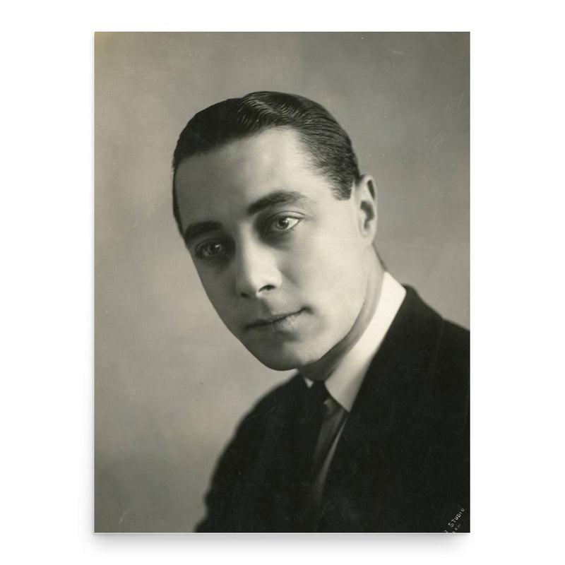 Bernard Nedell poster print, in size 18x24 inches.
