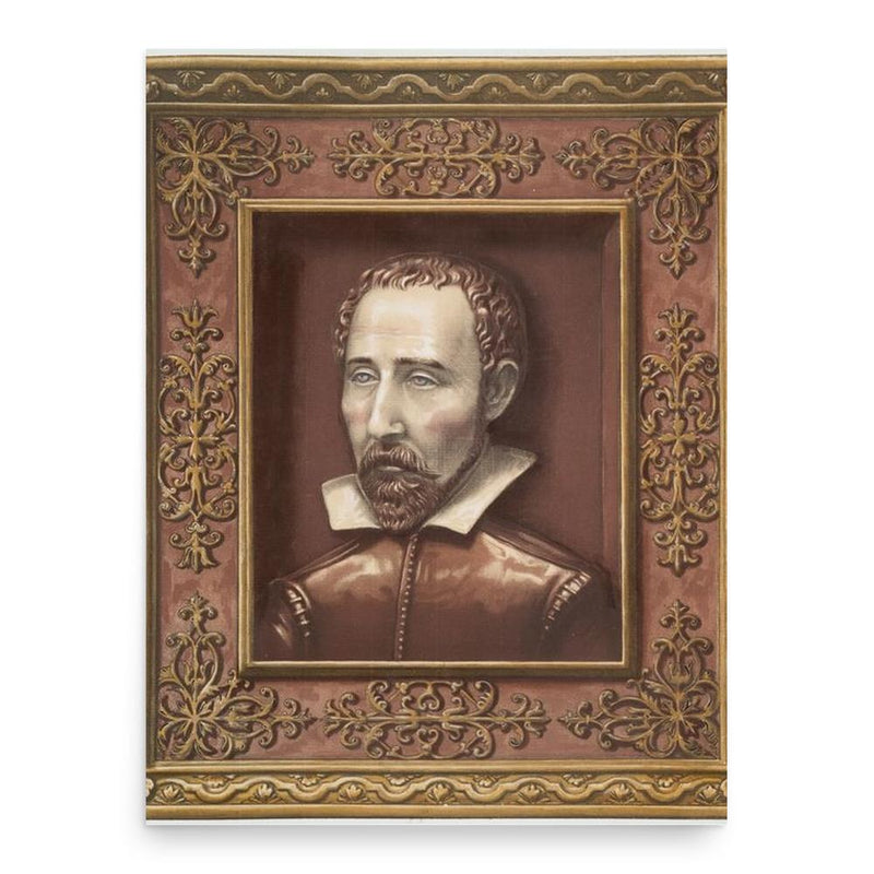 Bernard Palissy poster print, in size 18x24 inches.