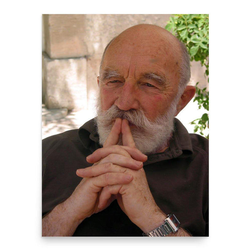 Bernard Parmegiani poster print, in size 18x24 inches.