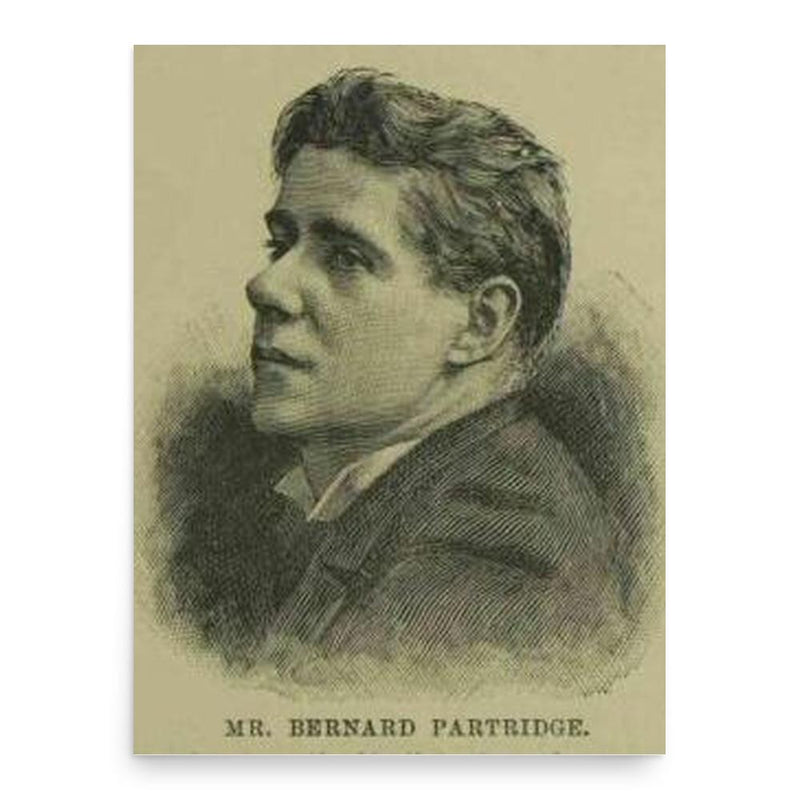 Bernard Partridge poster print, in size 18x24 inches.
