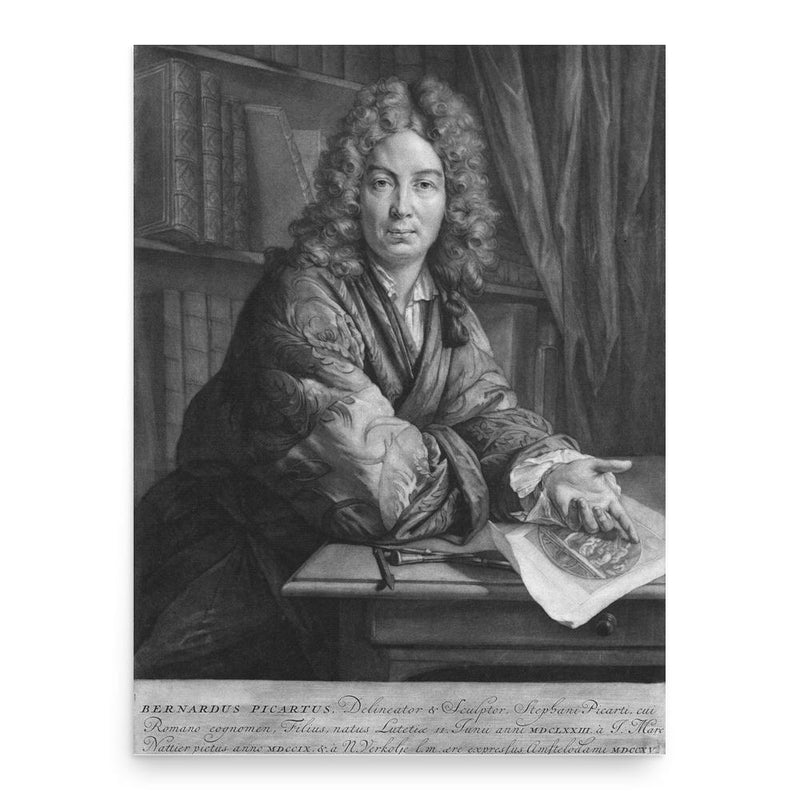 Bernard Picart poster print, in size 18x24 inches.
