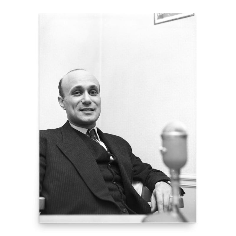 Bernard Pullman poster print, in size 18x24 inches.