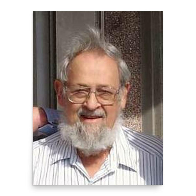 Bernard Rimland poster print, in size 18x24 inches.