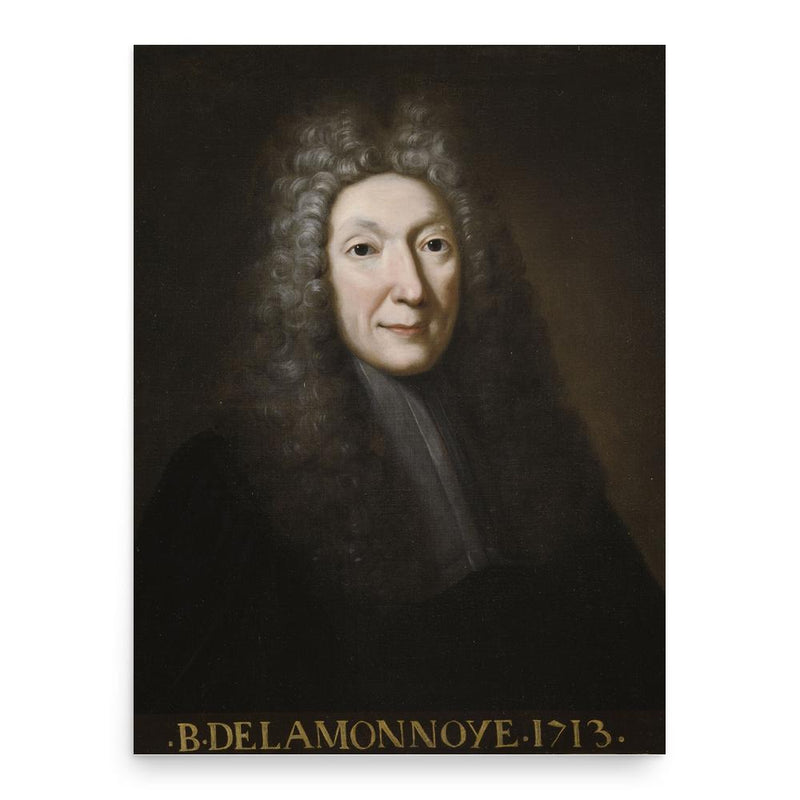Bernard de la Monnoye poster print, in size 18x24 inches.