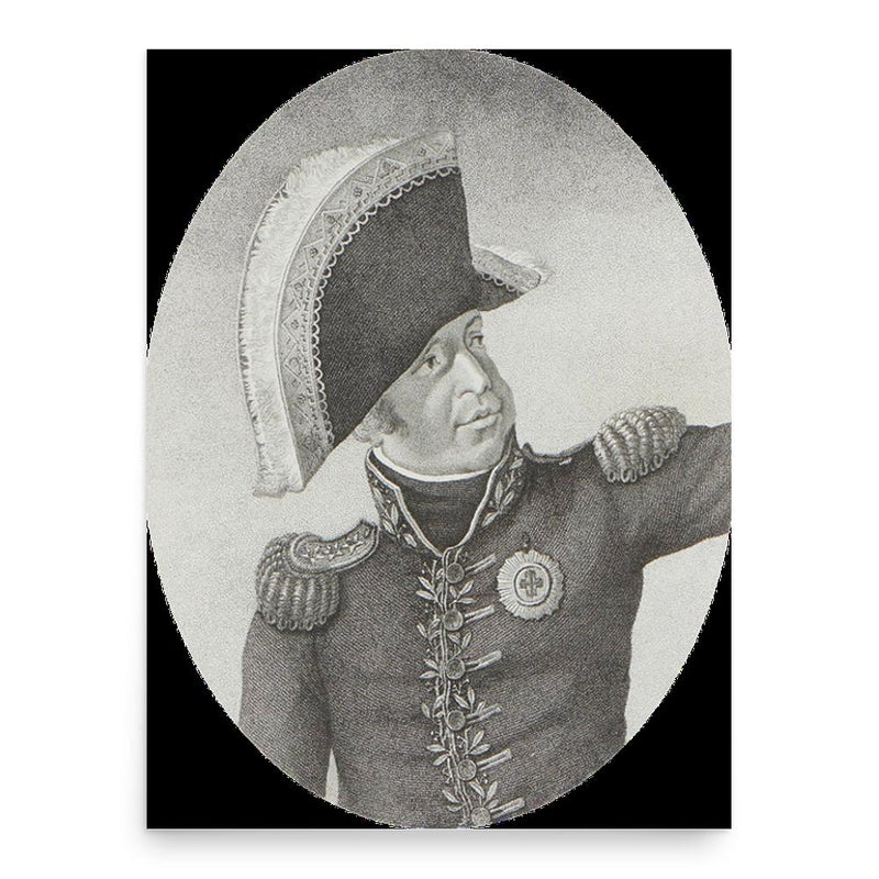 Bernardim Freire de Andrade poster print, in size 18x24 inches.