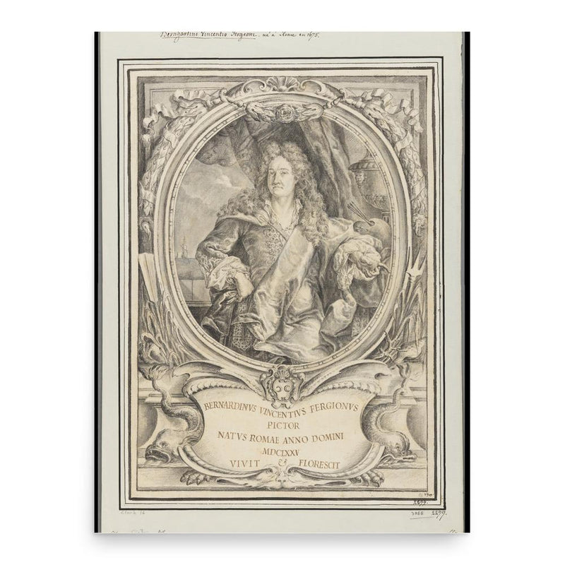 Bernardino Fergioni poster print, in size 18x24 inches.
