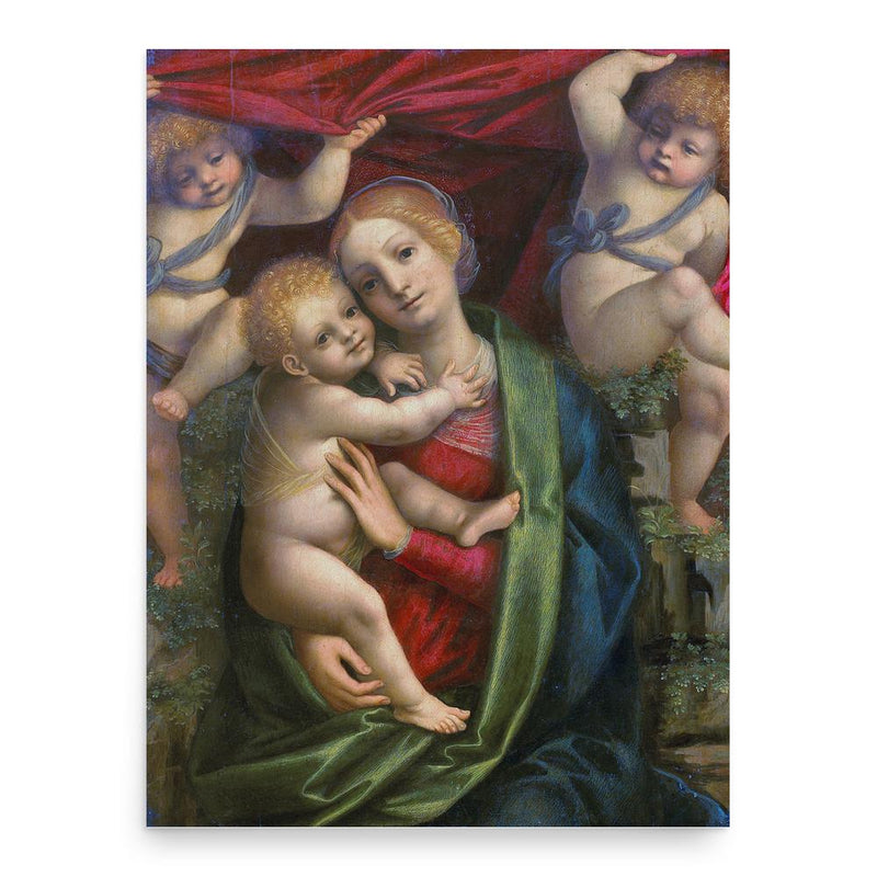 Bernardino Lanini poster print, in size 18x24 inches.