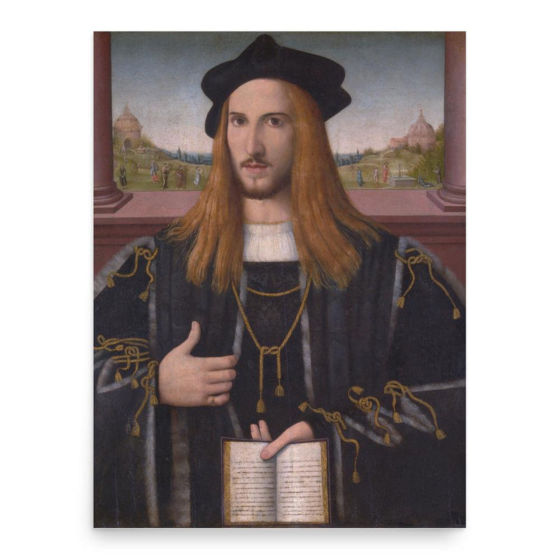 Bernardino Loschi poster print, in size 18x24 inches.