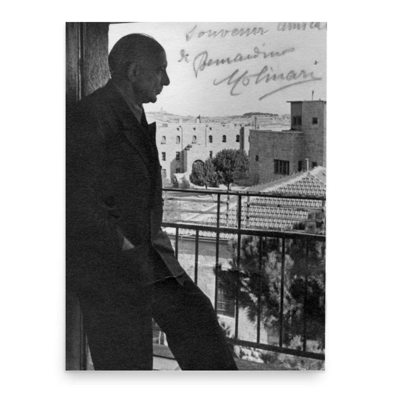 Bernardino Molinari poster print, in size 18x24 inches.