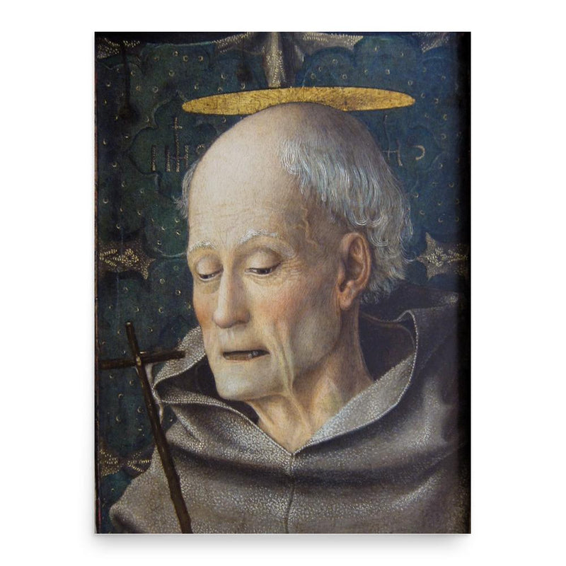 Bernardino of Siena poster print, in size 18x24 inches.