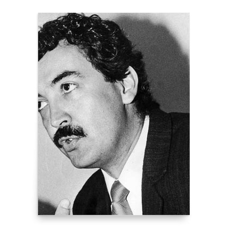 Bernardo Jaramillo Ossa poster print, in size 18x24 inches.