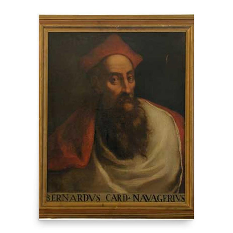 Bernardo Navagero poster print, in size 18x24 inches.