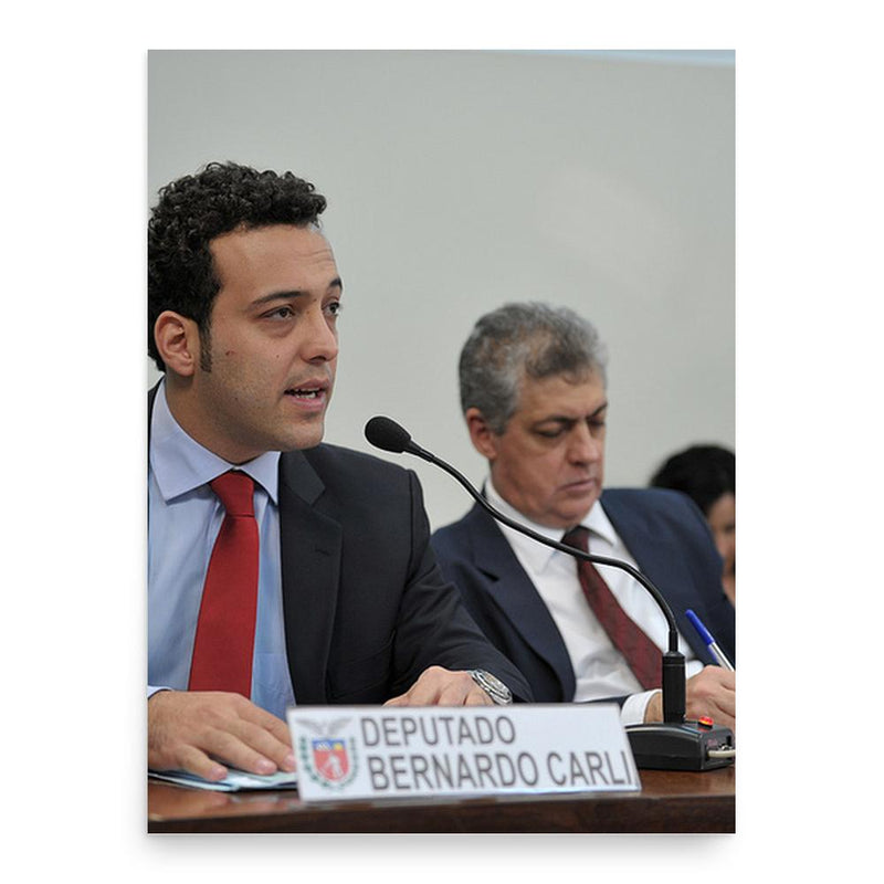 Bernardo Ribas Carli poster print, in size 18x24 inches.