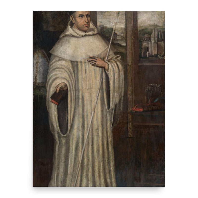 Bernardo de Brito poster print, in size 18x24 inches.