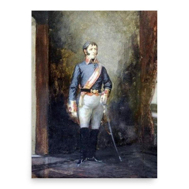 Bernardo de Velasco poster print, in size 18x24 inches.