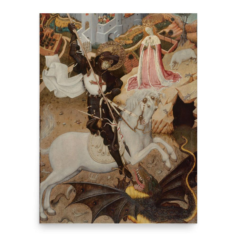 Bernat Martorell poster print, in size 18x24 inches.